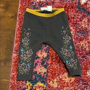 Zara baby girl floral leggings 6-9 3-6mo